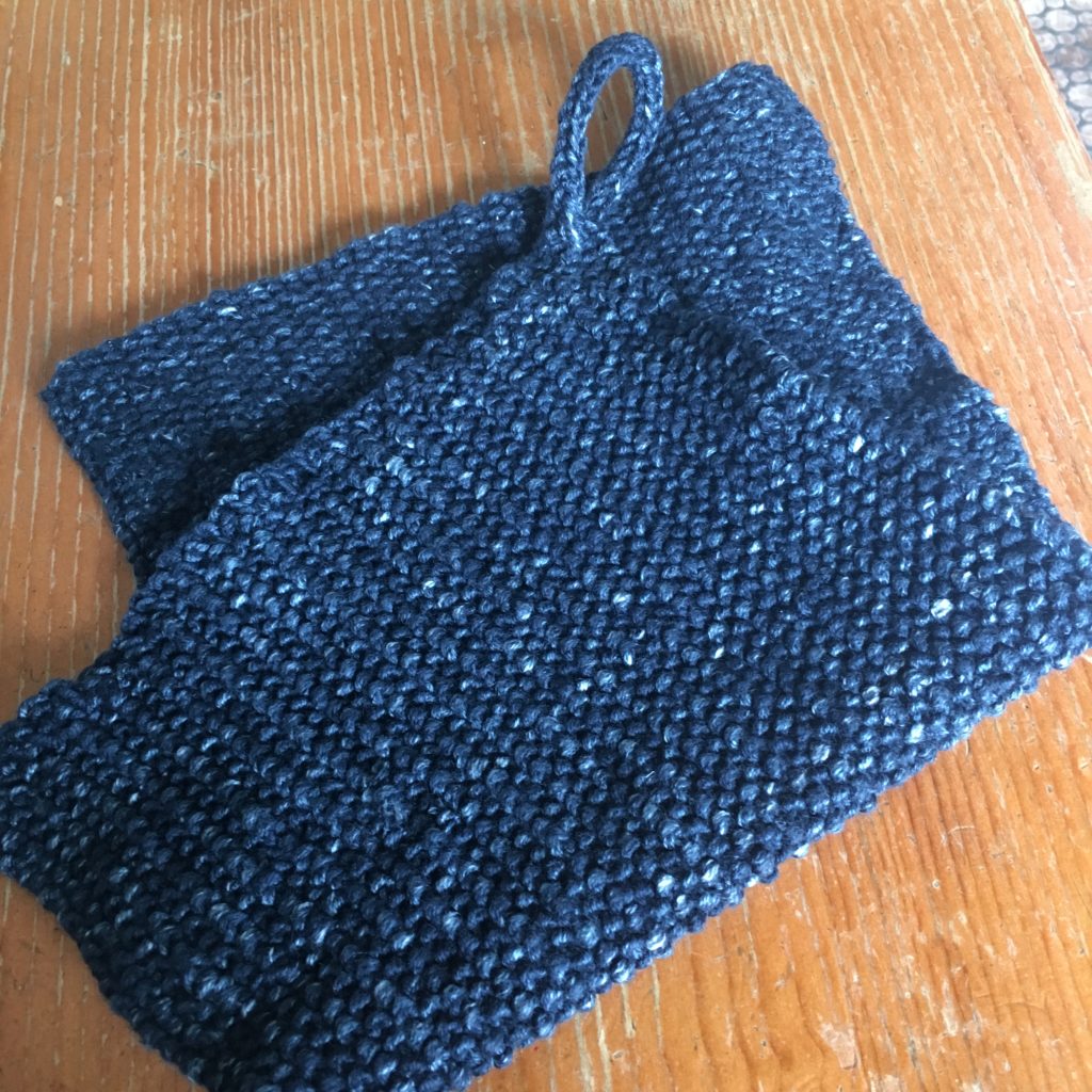 Linen Stitch Dish Towel | Knitting in the Park