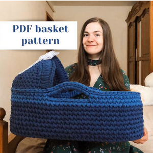 Crochet shop bassinet pattern